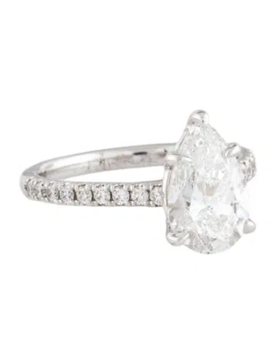 Pre-owned Ring 2.03ct Lab-grown Diamond Engagement  In Multi