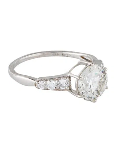 Pre-owned Ring 2.04ct Lab-grown Diamond Engagement  In Multi