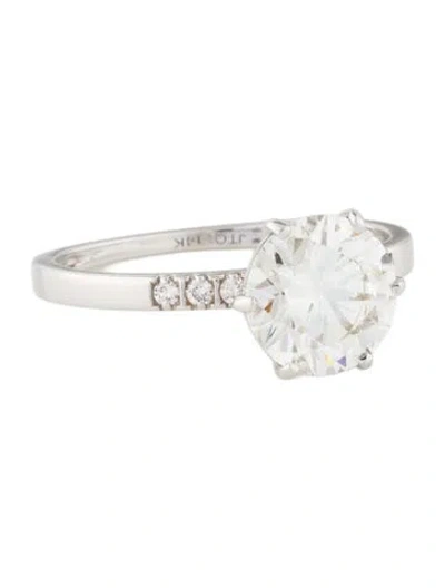 Pre-owned Ring 2.05ct Lab-grown Diamond Engagement  In Multi