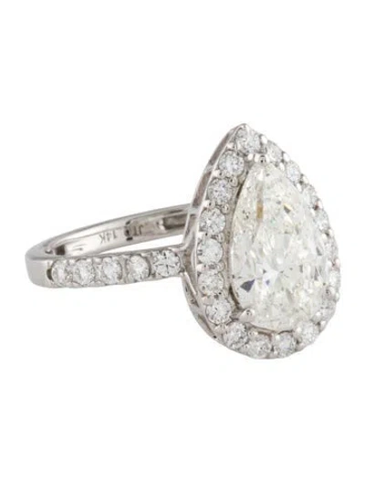 Pre-owned Ring 2.05ct Lab-grown Diamond Engagement  In Multi
