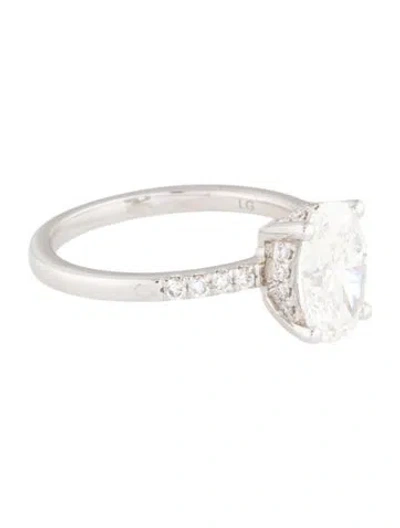 Pre-owned Ring 2.06ct Lab-grown Diamond Engagement  In Multi