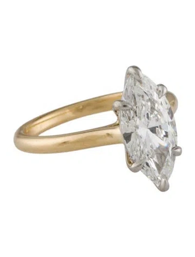 Pre-owned Ring 2.06ctw Lab-grown Diamond Engagement  In Multi