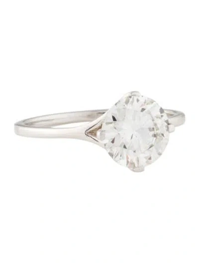 Pre-owned Ring 2.09ct Lab-grown Diamond Engagement  In Multi
