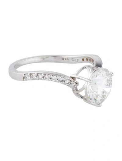 Pre-owned Ring 2.09ct Lab-grown Diamond Engagement  In Multi