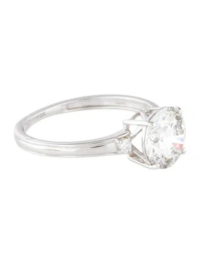 Pre-owned Ring 2.11ct Lab-grown Diamond Engagement  In Multi