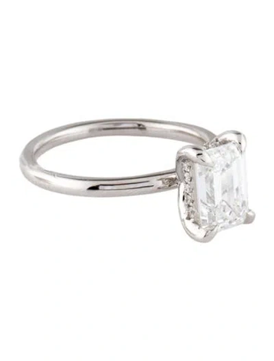 Pre-owned Ring 2.11ct Lab-grown Diamond Engagement  In Multi