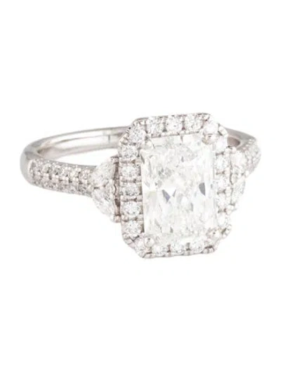 Pre-owned Ring 2.11ct Lab-grown Diamond Engagement  In Multicolor