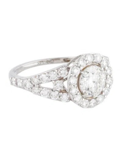Pre-owned Ring 2.13ctw Lab-grown Diamond Engagement  In Multi
