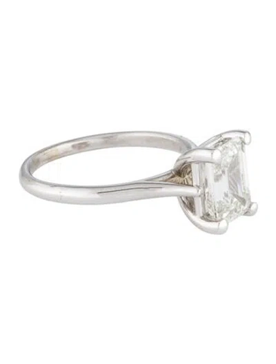 Pre-owned Ring 2.16ct Lab-grown Diamond Engagement  In Multi