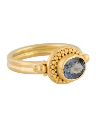 Pre-owned Ring 22k Spinel Bead Design  In Multi