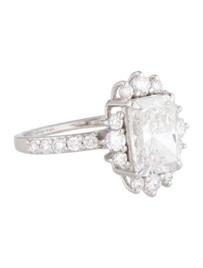 Pre-owned Ring 2.31ct Lab-grown Diamond Engagement  In Multi