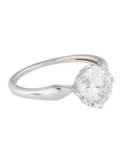 Pre-owned Ring 2.32ctw Lab-grown Diamond Engagement  In Multi
