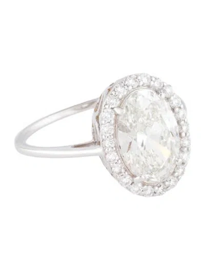 Pre-owned Ring 2.33ct Lab-grown Diamond Engagement  In Multi