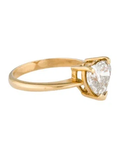 Pre-owned Ring 2.35ct Lab-grown Diamond Engagement  In Multi