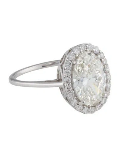 Pre-owned Ring 2.36ct Lab-grown Diamond Engagement  In Multi