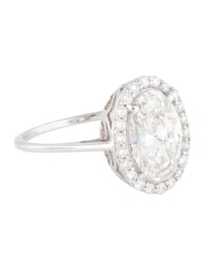 Pre-owned Ring 2.38ct Lab-grown Diamond Engagement  In Multi
