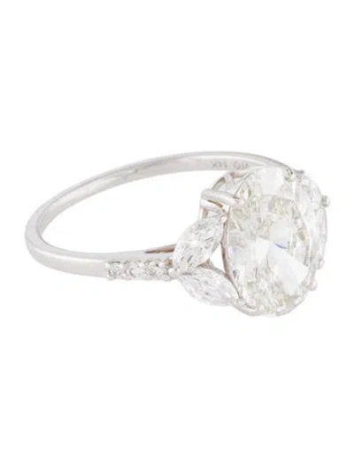 Pre-owned Ring 2.44ctw Lab-grown Diamond Engagement  In Multi