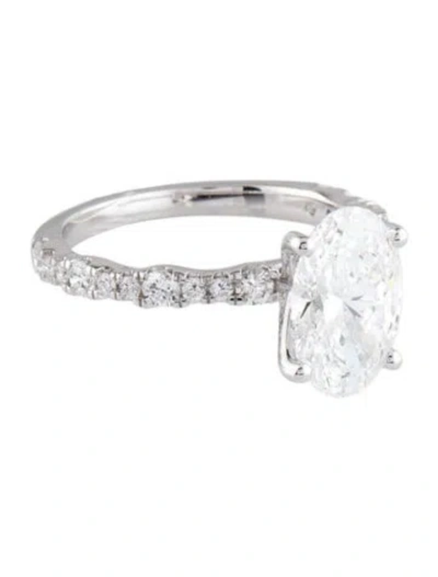 Pre-owned Ring 2.45ct Lab-grown Diamond Engagement  In Multi