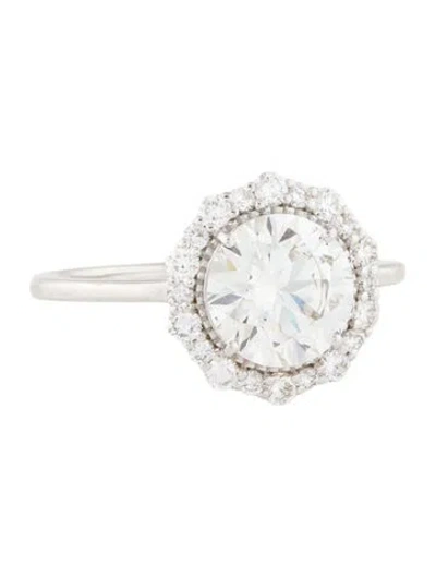 Pre-owned Ring 2.45ctw Lab-grown Diamond Engagement  In Multi