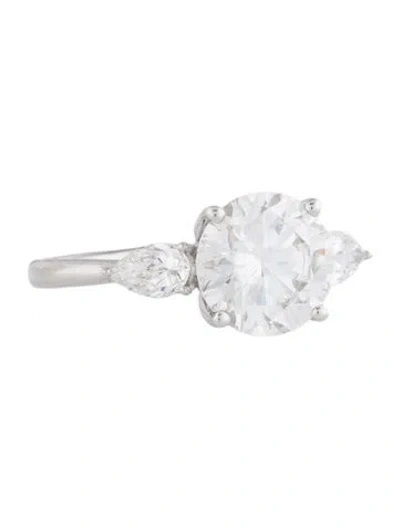 Pre-owned Ring 2.50ct Lab-grown Diamond Engagement  In Multi