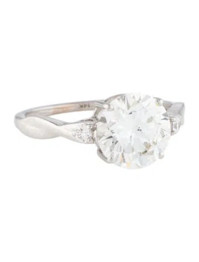 Pre-owned Ring 2.50ctw Lab-grown Diamond Engagement  In Multi
