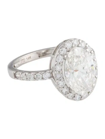 Pre-owned Ring 2.55ct Lab-grown Diamond Engagement  In Multi
