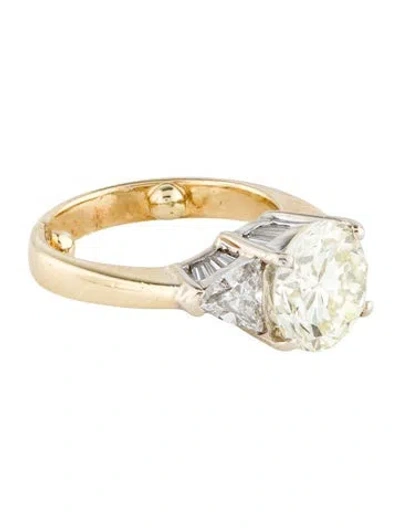 Pre-owned Ring 2.62ct Diamond Engagement  In Multi