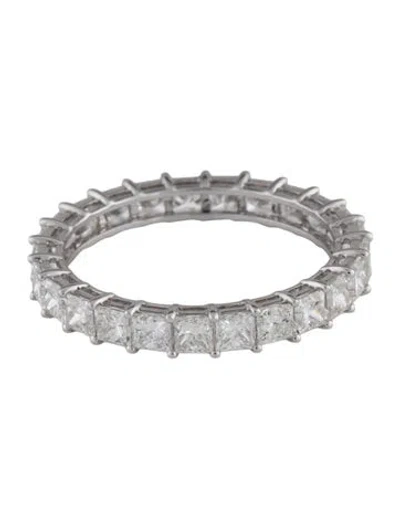 Pre-owned Ring 2.68ctw Diamond Eternity Band In Multicolor