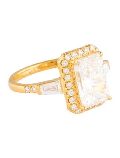 Pre-owned Ring 2.71ct Lab-grown Diamond Engagement  In Multicolor