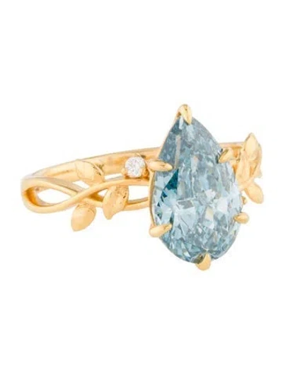 Pre-owned Ring 2.74ct Lab-grown Diamond Engagement  In Multi