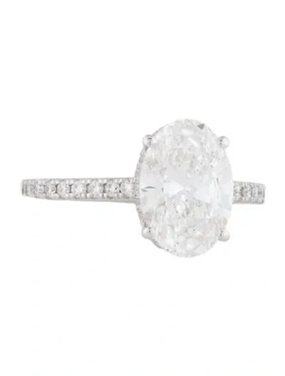 Pre-owned Ring 2.75ct Lab-grown Diamond Engagement  In Multi