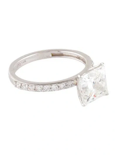 Pre-owned Ring 2.76ct Lab-grown Diamond Engagement  In Multi