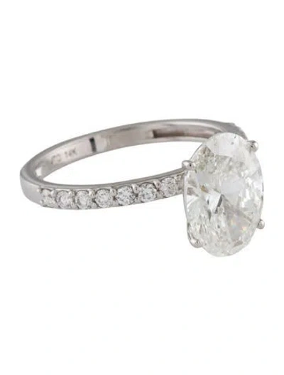 Pre-owned Ring 2.76ct Lab-grown Diamond Engagement  In Multi