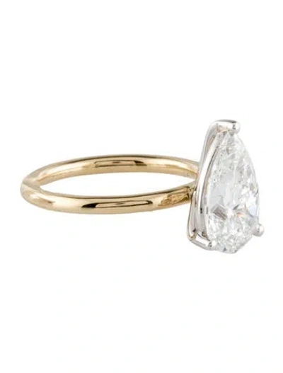 Pre-owned Ring 2.77ct Lab-grown Diamond Engagement  In Multi