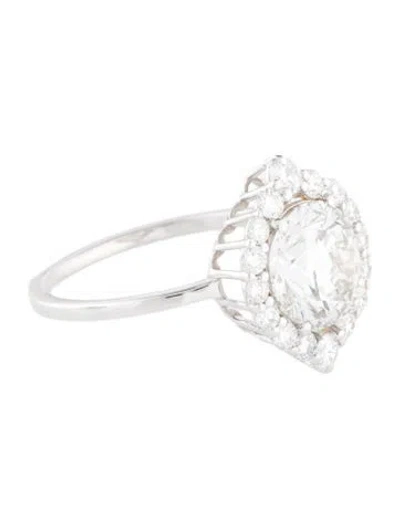 Pre-owned Ring 2.88ctw Lab-grown Diamond Engagement  In Multi