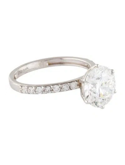 Pre-owned Ring 2.93ct Lab-grown Diamond Engagement  In Multi