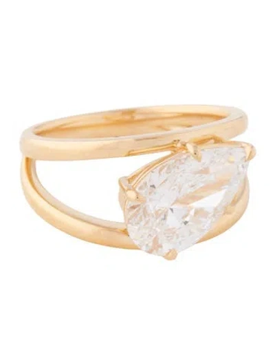 Pre-owned Ring 3.00ct Lab-grown Diamond Cocktail  In Multi