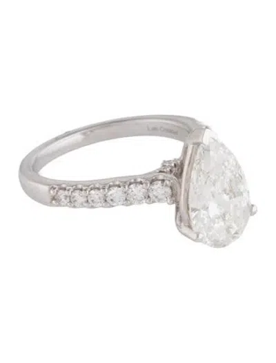 Pre-owned Ring 3.00ct Lab-grown Diamond Engagement  In Multicolor