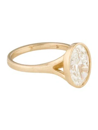 Pre-owned Ring 3.01 Lab-grown Diamond Engagement  In Multi