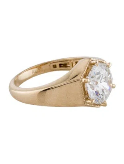 Pre-owned Ring 3.01ct Lab-grown Diamond Cocktail  In Multi