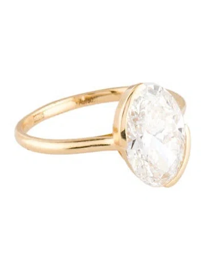 Pre-owned Ring 3.01ct Lab-grown Diamond Engagement  In Multi