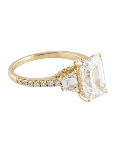 Pre-owned Ring 3.01ct Lab-grown Diamond Engagement  In Multi