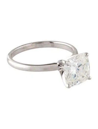 Pre-owned Ring 3.02ctw Lab-grown Diamond Engagement  In Multi