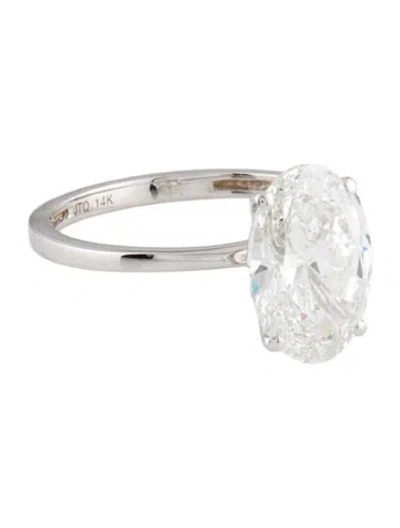 Pre-owned Ring 3.05ct Lab-grown Diamond Engagement  In Multi