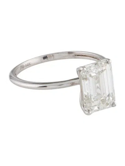 Pre-owned Ring 3.06ct Lab-grown Diamond Engagement  In Multi