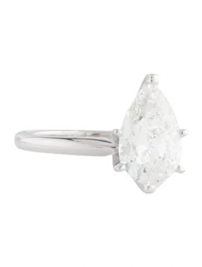 Pre-owned Ring 3.06ct Lab-grown Diamond Engagement  In Multi