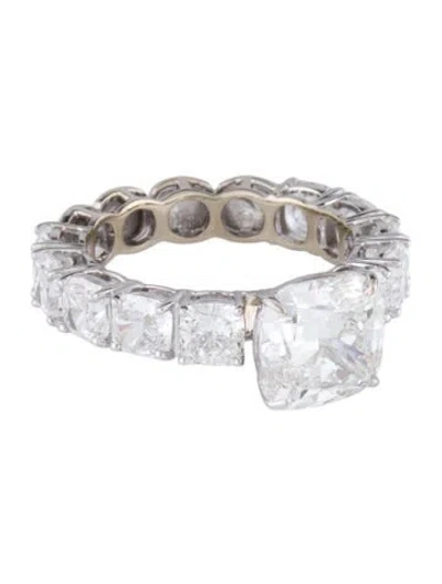 Pre-owned Ring 3.07ct Lab-grown Diamond Engagement  In Multi