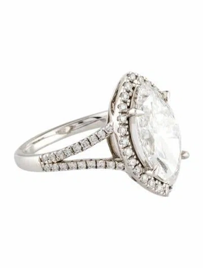Pre-owned Ring 3.16ct Lab-grown Diamond Engagement  In Multi