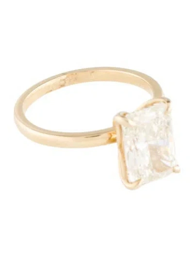 Pre-owned Ring 3.25ct Lab-grown Diamond Engagement  In Multi