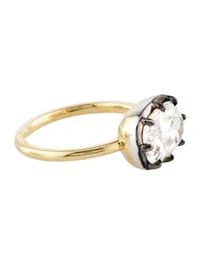 Pre-owned Ring 3.51ct Lab-grown Diamond Engagement  In Multi